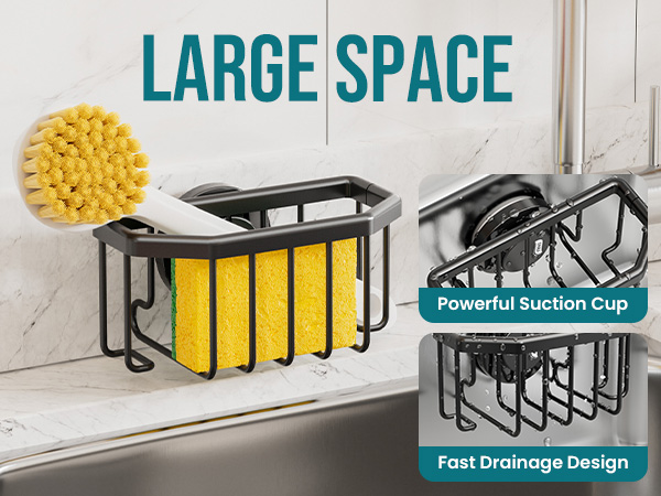suction cup sponge holder for kitchen sink