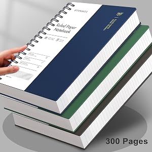 Lined Spiral Journal Notebook b5 Thick Hardcover College Ruled Writing Women Men Work School Notes