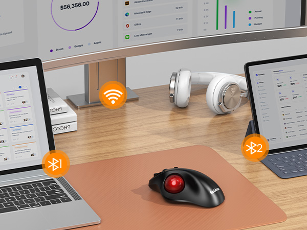 wireless trackball mouse