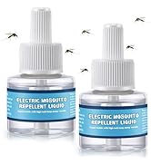 Mysora 2 Pack Mosquito Repellent Refills, 480 Hours Long Lasting Electric Mosquito Repellent Liqu...
