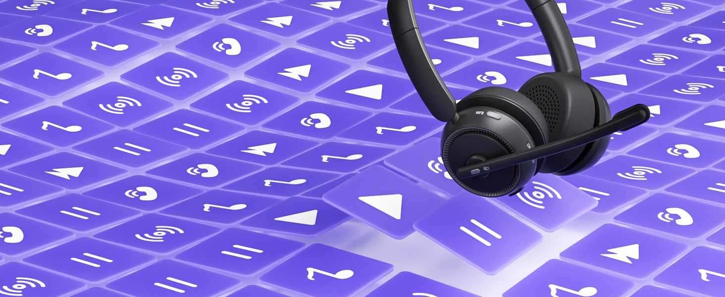 wireless headphones with mic