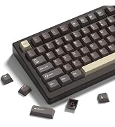 Double Shot PBT Keycaps Set 130 Keys, Cherry Profile Custom Keycaps 60 65 75 100 Percent for 61/6...