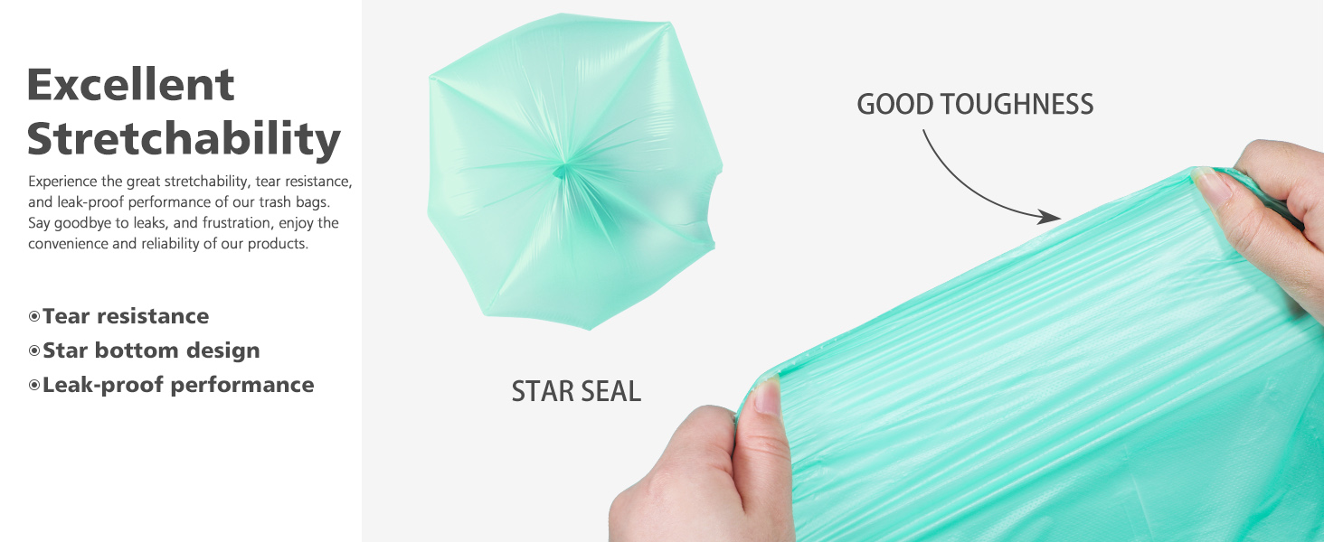 sturdy 2 gallon trash bags