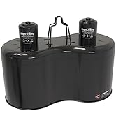 ReptiKing Reptile Dual Dome 12inch, Fits Reptile Light/Heat Lamp/UVB Light, Max. 160W each,Patent...
