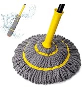 Self Wringing Twist Mop, Wet Mop for Floor Cleaning with 57