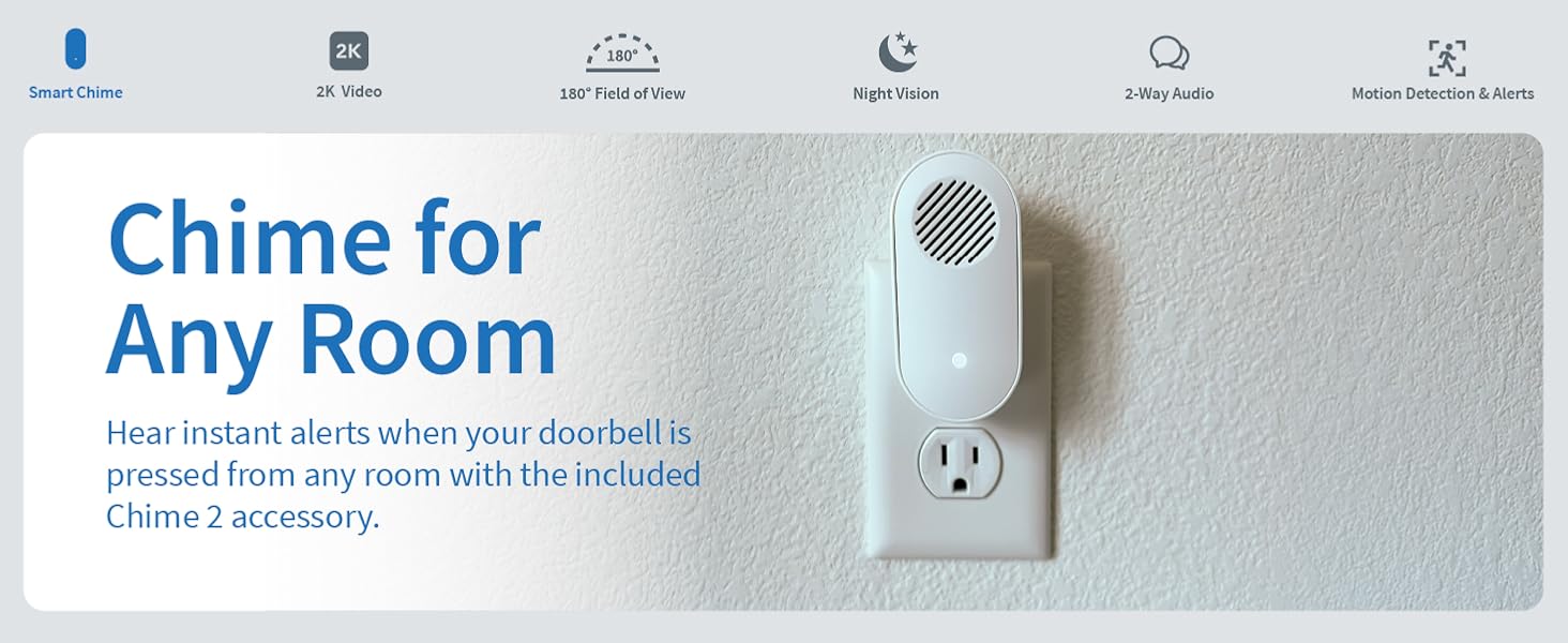 chime for any room with your video doorbell