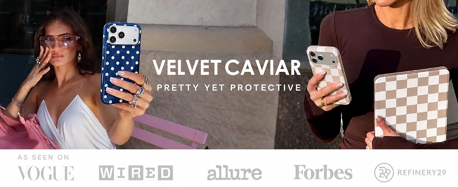 velvet caviar phone cases