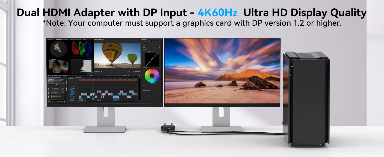 display port to hdmi splitter