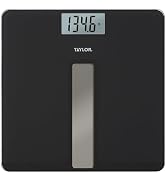 Taylor Light Powered Digital Bath Scale, Large and Durable Platform, Light Powered Panel with End...