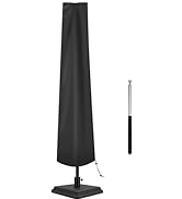 Patio Umbrella Cover Waterproof Umbrella Covers for Outdoor Umbrellas for 7 to 9Ft Umbrellas Prot...