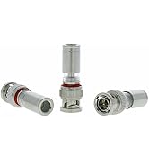 IDEAL Electrical 89-5047 BNC Compression Connectors, Coax Compression Connector for RG-59 Cable, ...