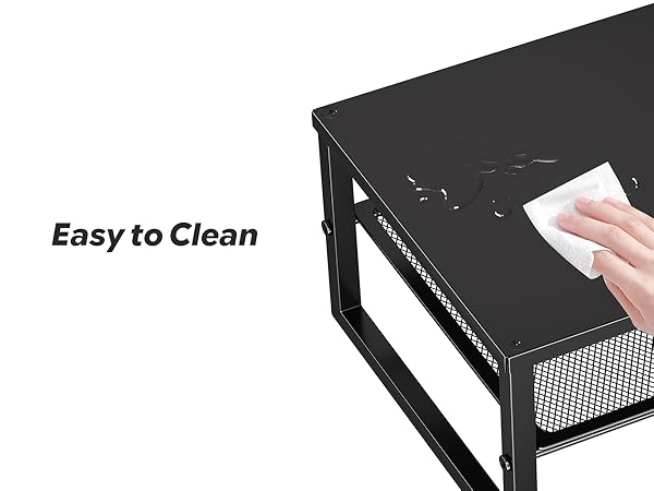 Desk Organizer and Accessories Office Desk Accessories for Office Supplies, Black