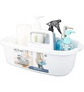 Cleaning Supplies Caddy Portable Shower Caddy Basket Cleaning Supply Organizer with Handle Bucket...