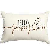 RABUSOFA Fall Pillow Covers 12x20 Inch,Autumn Hello Pumpkin Pillows Decorative Throw Pillows,Lumb...