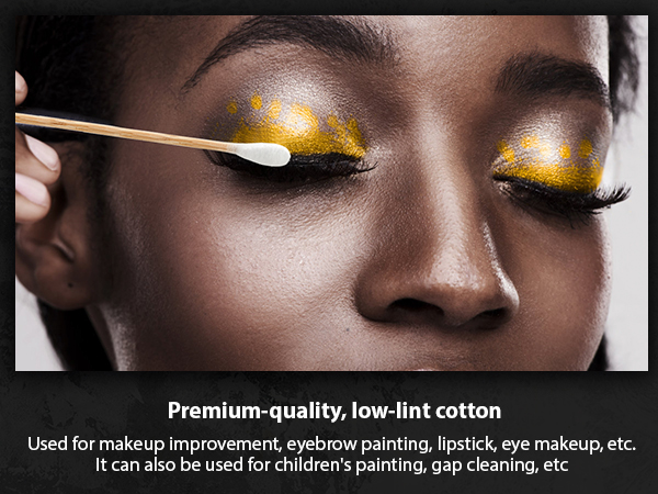 Long cotton swabs