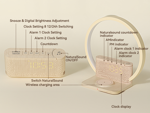 Sunrise Digital Alarm Clock