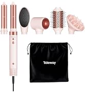 Tideway Prowaver 6-in-1 Hot Air Styler Wrap Dual Voltage Ionic Professional Hair Dryer Brush with...