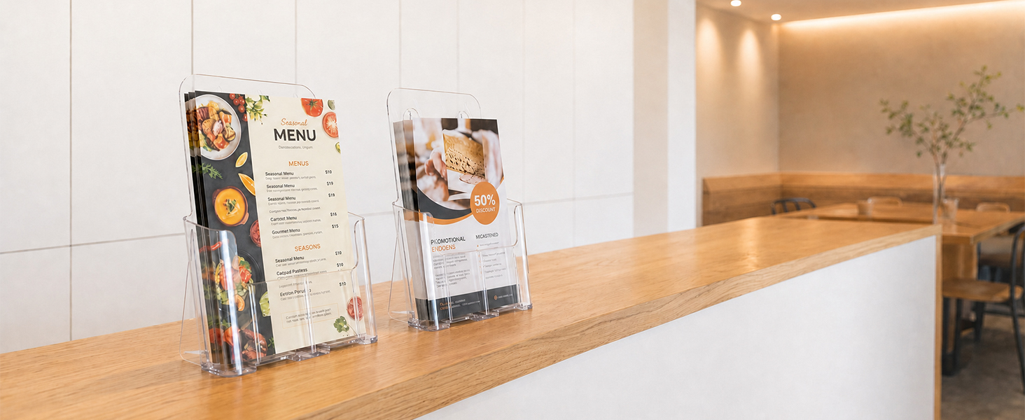brochure holder 8.5 x 11