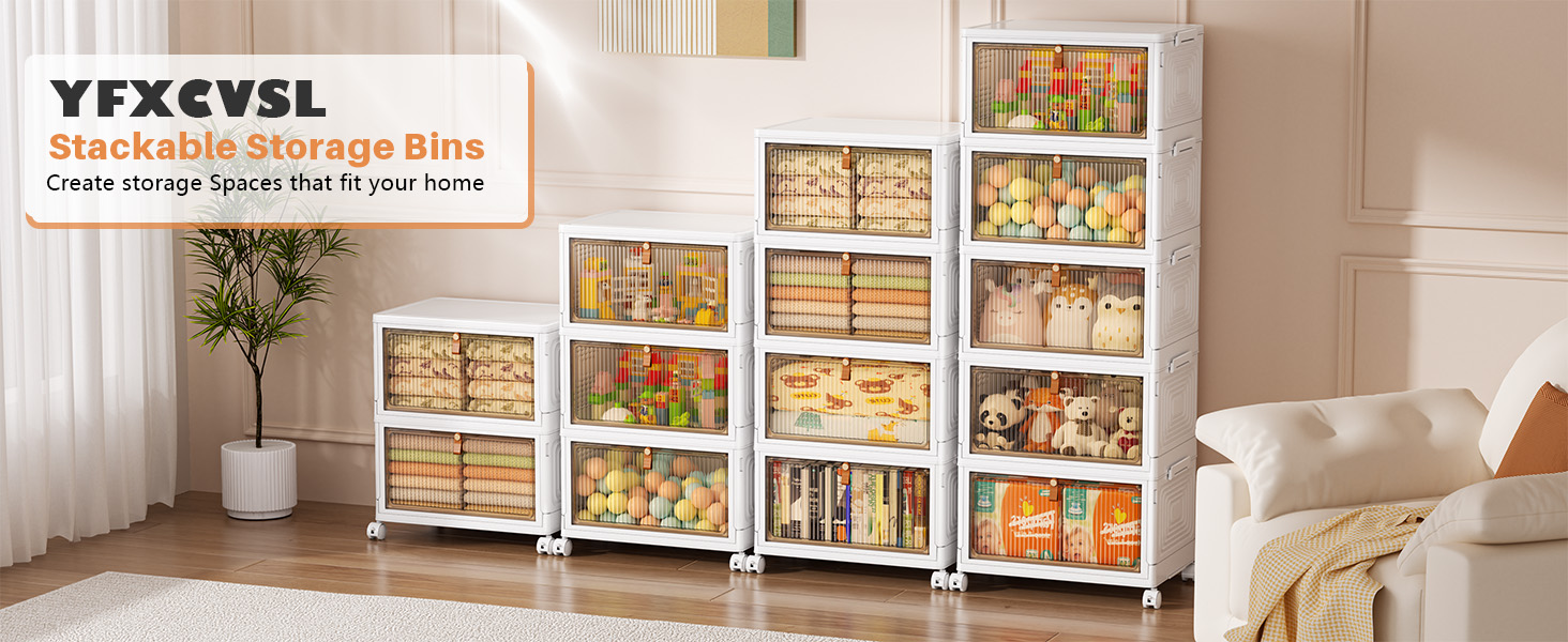 storage bins with lids