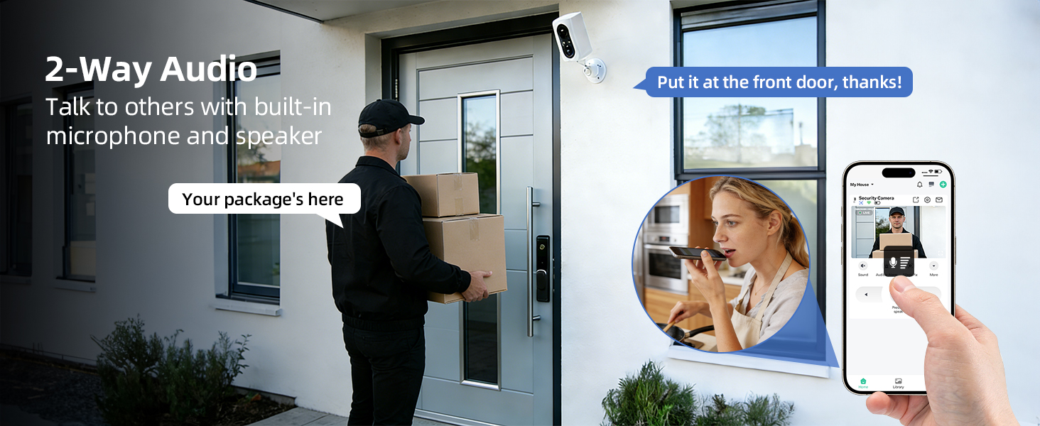 wireless security camera outdoor indoor camera with audio security camera outdoor wireless