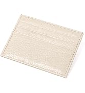M-Plateau Credit Card Wallet, Super Slim Card Holder, Genuine Leather Wallet for Man and Women wi...