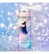 AWCCXMYM Body Glitter Spray Temporary Sparkle Glitter Spray for Hair and Body Long-Lasting and Qu...
