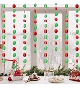 MIAHART 52 Feet Colorful Glitter Circle Dots Garland 4 Pcs Decorations Party Garland Hanging Bann...