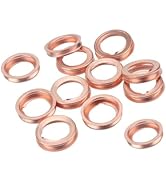 WZP 12PCS M12 Oil Drain Plug Crush Washer, Copper Crush Washer Seal Ring, Replace for 11026-01M02...