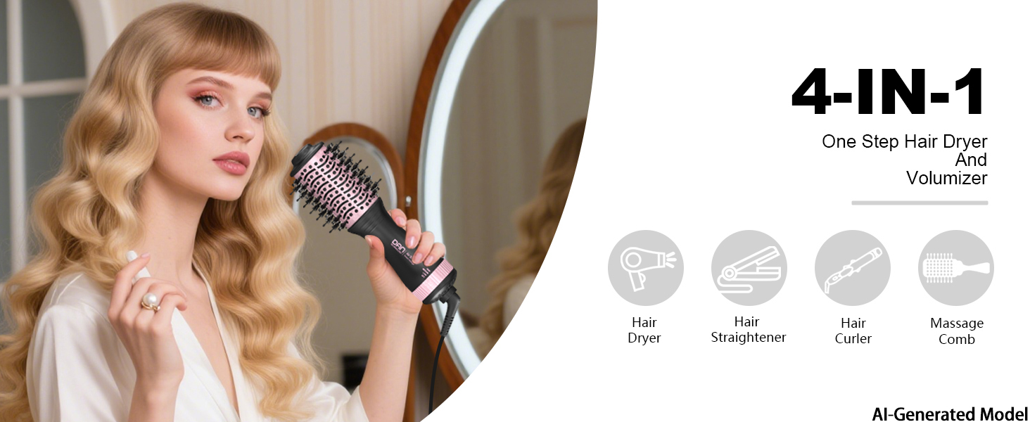 travel hair dryer brush ,travel essentials, dual voltage hair dryer brush