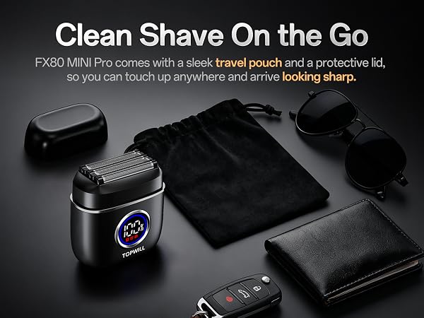 comes with a sleek travel pouch and a protective lid, so you can touch up anywhere
