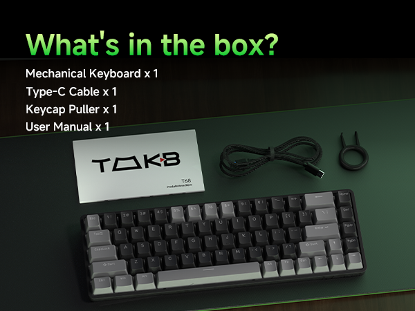 60% wireless mechanical gaming keyboard