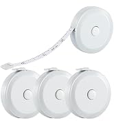 4 Pack Soft Retractable Measuring Tape,60-Inch 150cm,Cold blue Double Scale Measurement Tape,for ...