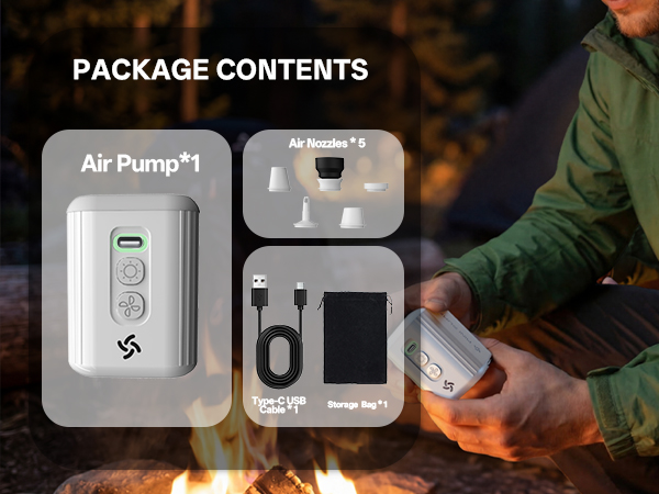 pump for inflatables portable vacuum pump electric battery vacuum bag pump camping air pump