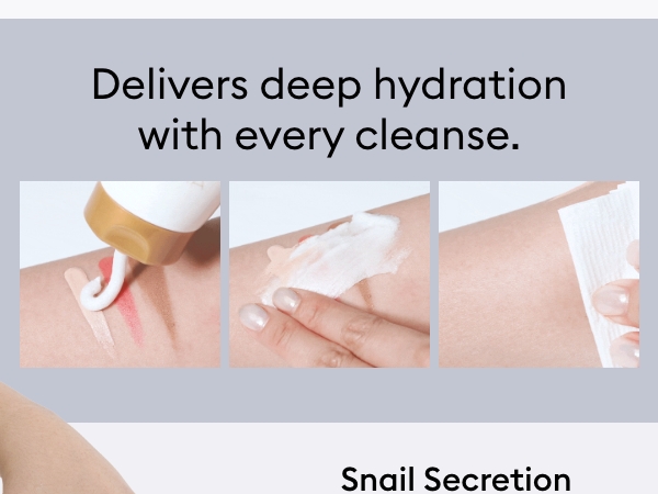 Snail mucin cleanser