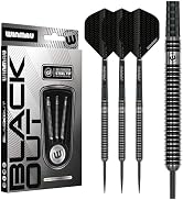 Winmau Blackout 90% Tungsten Soft Tip Darts - Straight Ringed Rifle Barrel