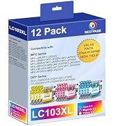 NEXTPAGE LC103xl Ink Cartridges Combo Pack Replacement for Brother LC103 LC101 Ink High Yield Wor...