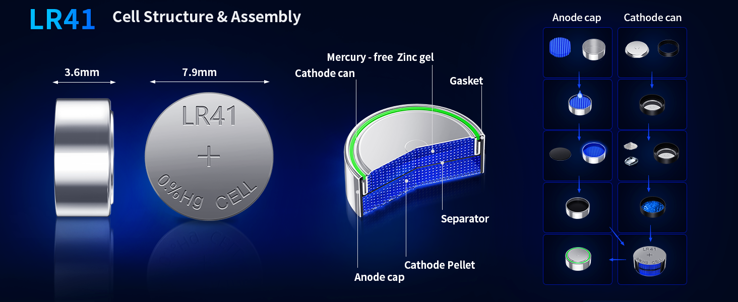 lr41 button batteries