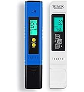 Water pH Meter and TDS Meter, LAWNFUL pH and 3 in 1 TDS&EC Water Tester Combo, ±0.01 pH Accuracy ...