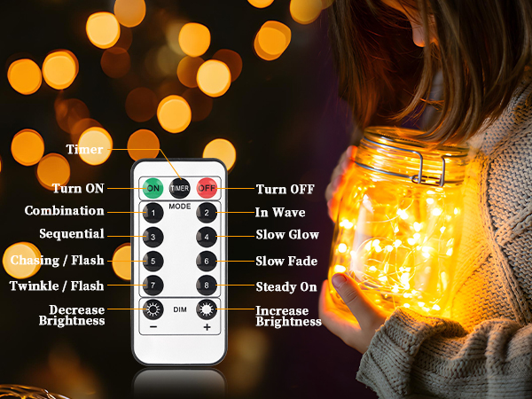 remote control fairy lights