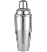 Cocktail Shaker, 24 oz Martini Shaker, Drink Shaker Built-in Strainer, Professional Drink Mixer S...