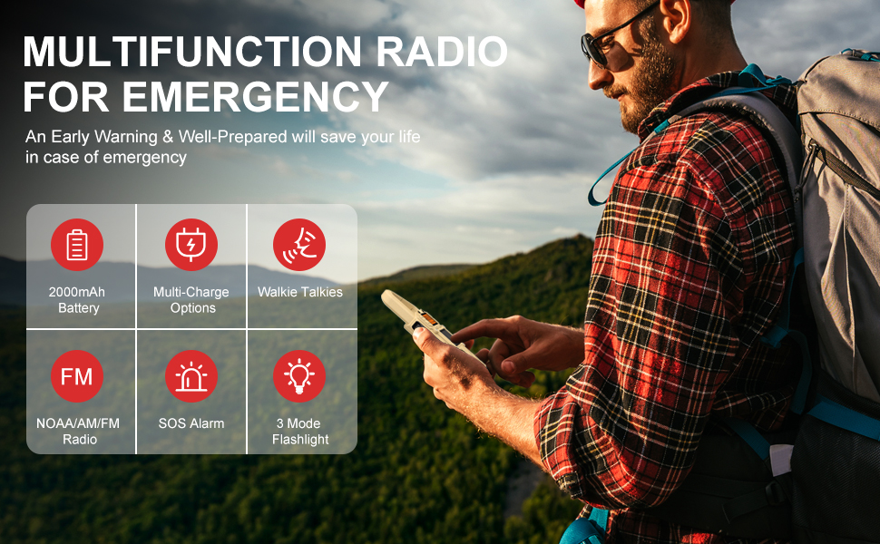 emergency weather radio with NOAA