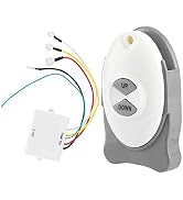 Remote Control, Qiilu Anchor Windlass Switch, 12V Anchor Windlass Wireless Switch Receiver Waterp...