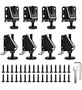 Heavy Duty Leveling Feet, 8 Pack Adjustable Furniture Levelers with 2640 LB Capacity, 2" Height A...