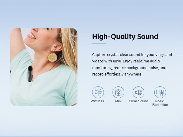High quality sound