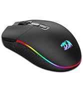 Redragon Wireless Gaming Mouse, Bluetooth/2.4Ghz/USB-C Wired RGB Backlit Gamer Mouse, 24000 DPI, ...