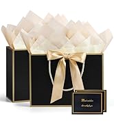 JMANNI Gift Bags, Medium Gift Bags with Tissue Paper, 2Pcs Gift Bags Medium Size with Handle and ...