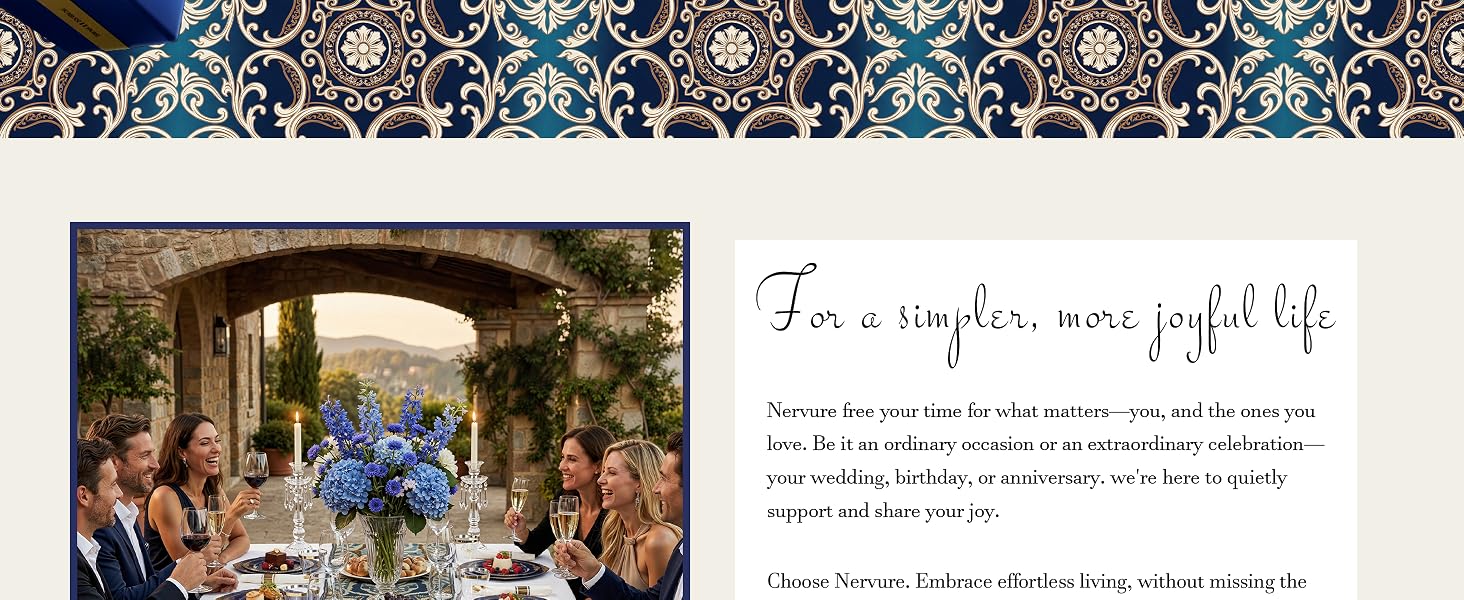 blue dinnerware set