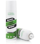 xTool Black Laser Marking Spray, 1pc, 8.5 oz - Advanced High Contrast Formula for CO2, Fiber & Di...