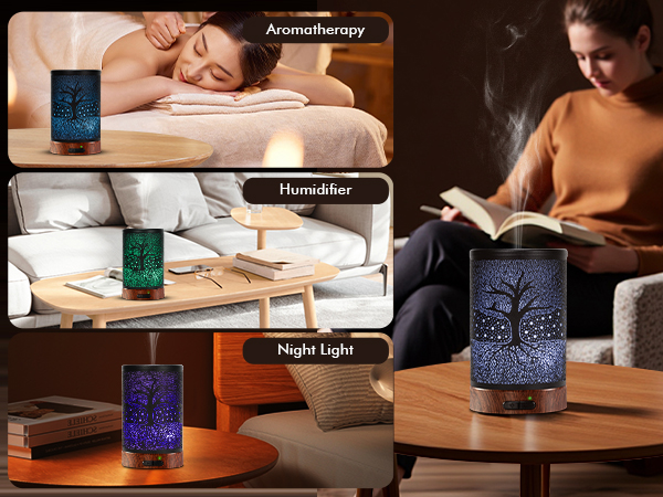 Metal Oil Diffuser Tree Life-5