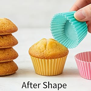 Rainbow Mini Cupcake Liners